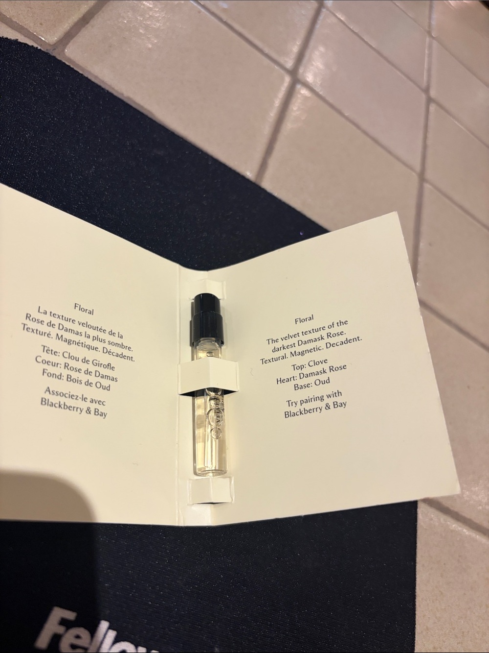 Jo Malone velvet rose & oud perfume sample NWT